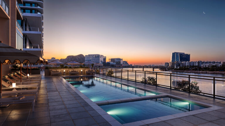 Year-Round Chilled Pools & Cabanas