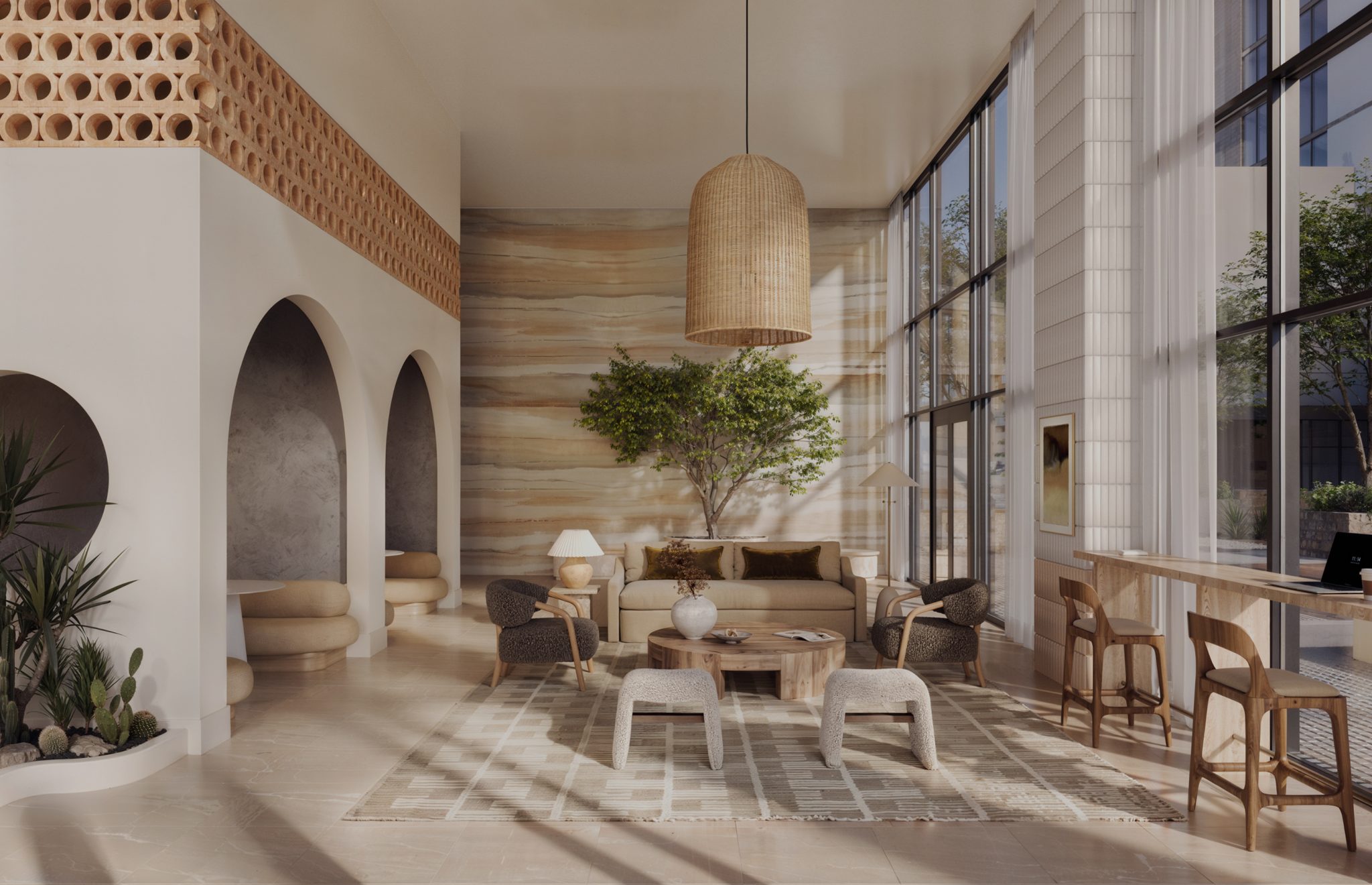 Modern luxury apartments