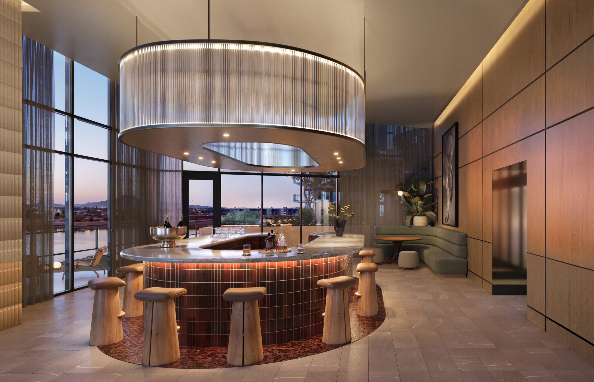 High-end apartment amenities