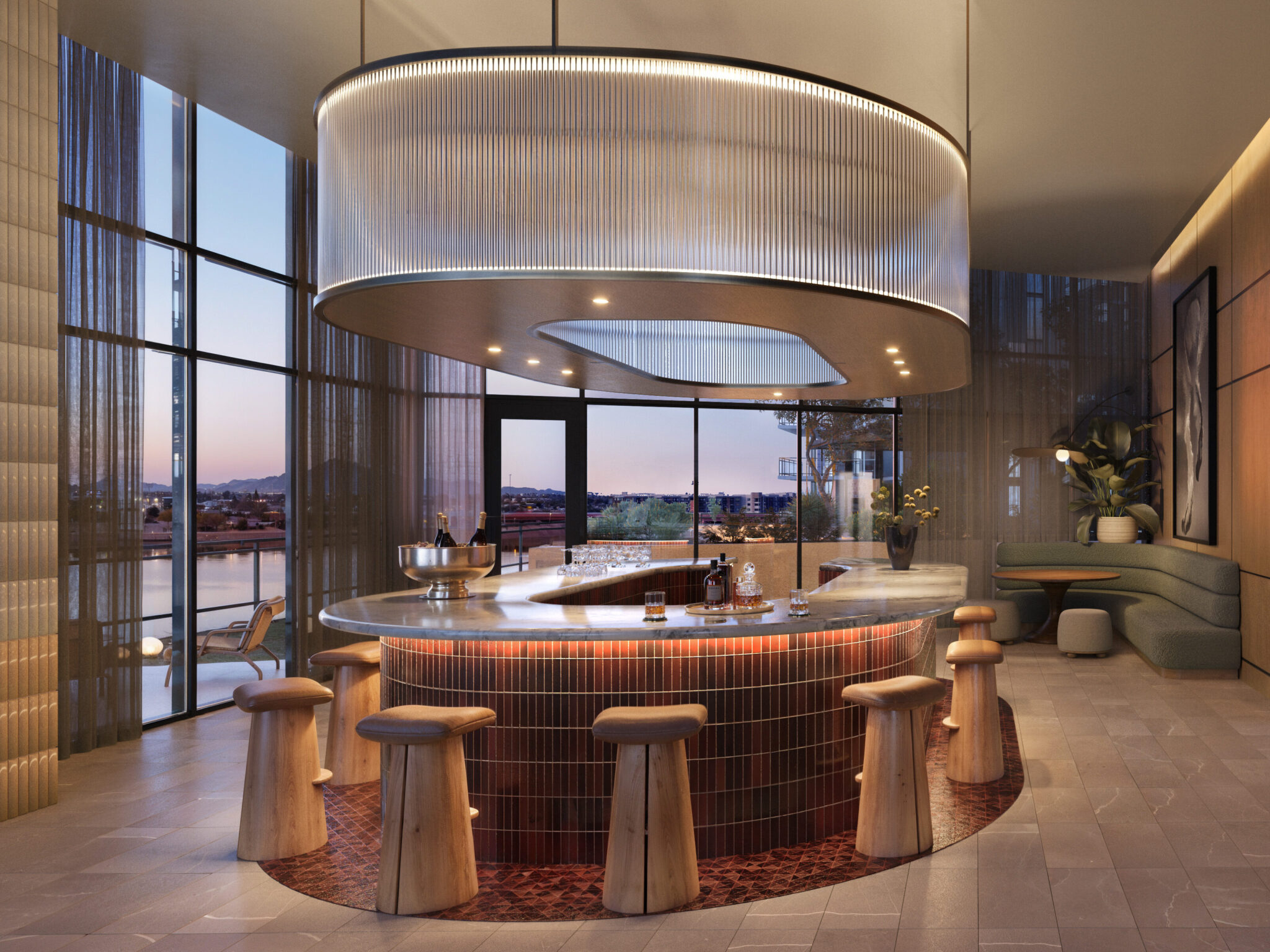 High-end apartment amenities